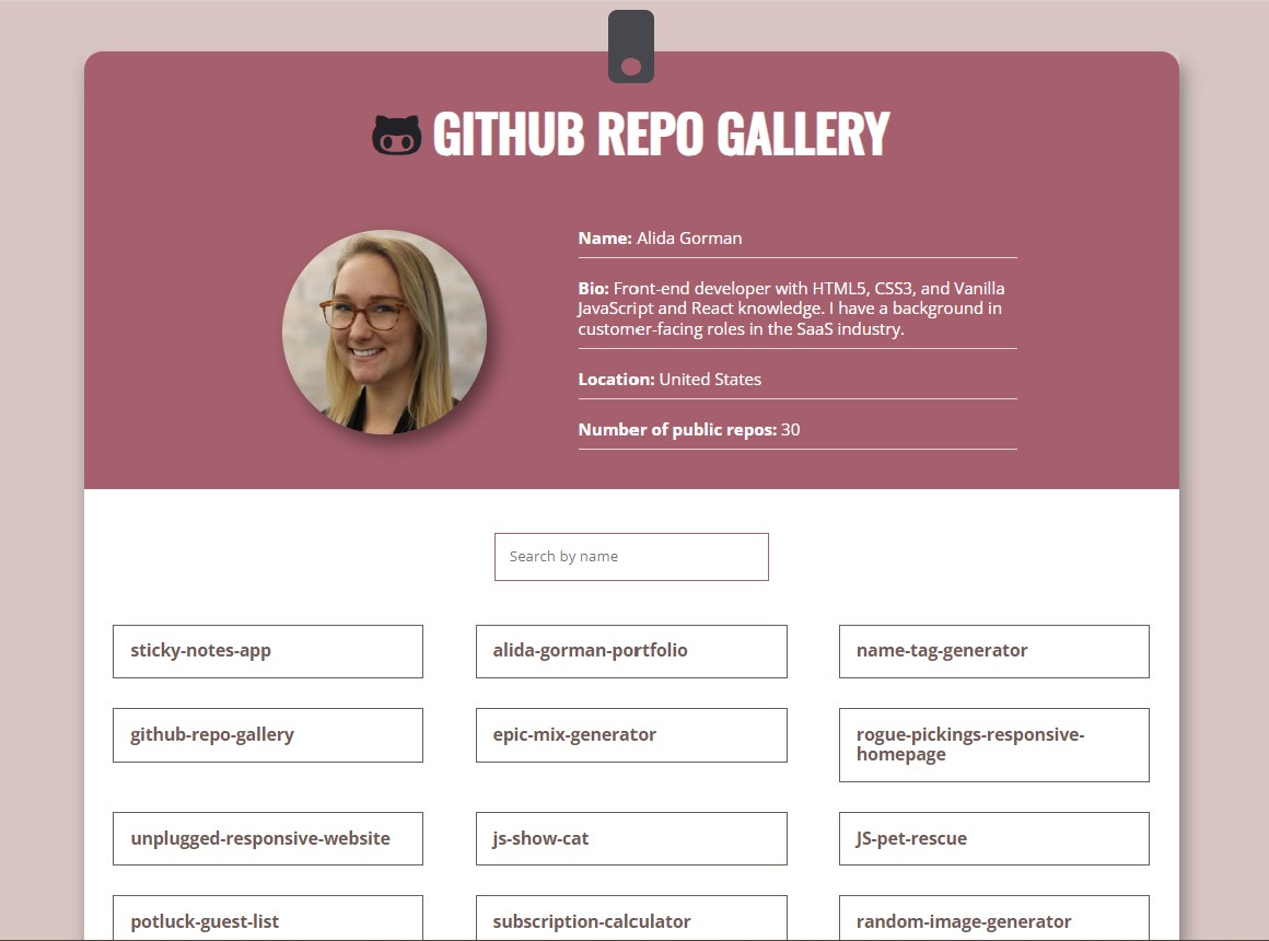Repo Galley Screenshot